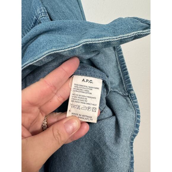 Madras by A.P.C. Denim Jakcet / Blouse - Picture 5 of 5